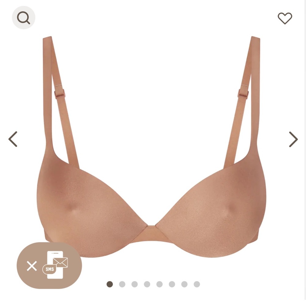 SKIMS ULTIMATE BRA NIPPLE PUSH-UP BRA | SIENNA - SIENNA / 34 / A